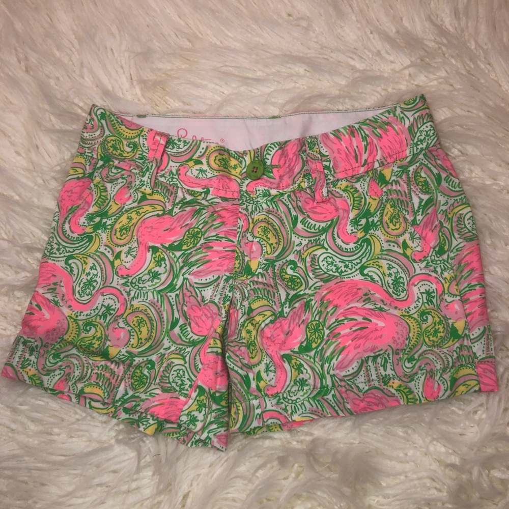 Lilly Pulitzer Flamingo Shorts